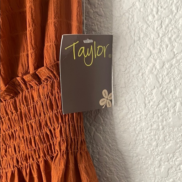 Taylor Women's Orange Maxi Dress - Picture 6 of 8